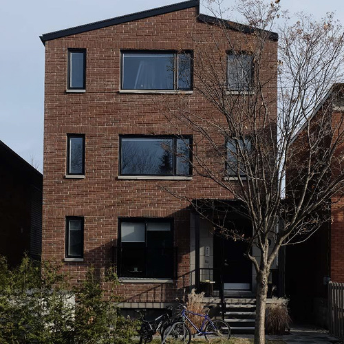 A Henry Properties infill development — street view.